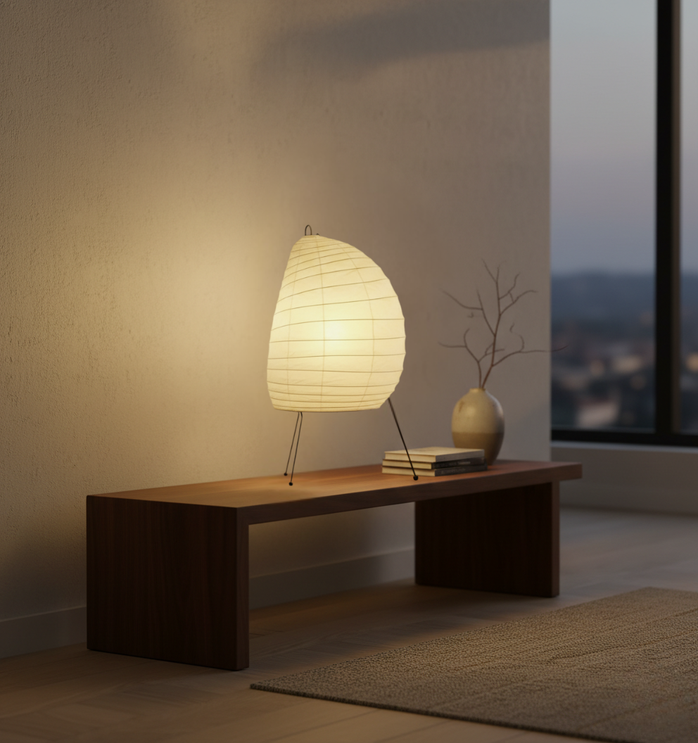 Japanese Washi Paper Table Lamp