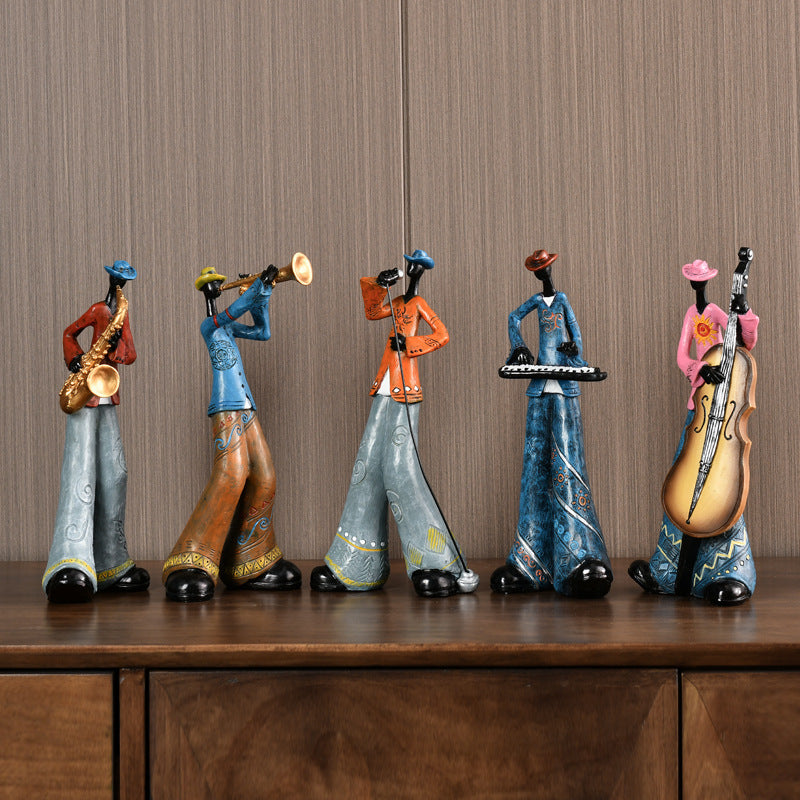 Jazz Musician Resin Figurine