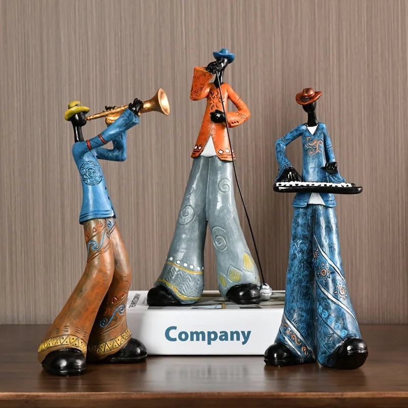 Jazz Musician Resin Figurine