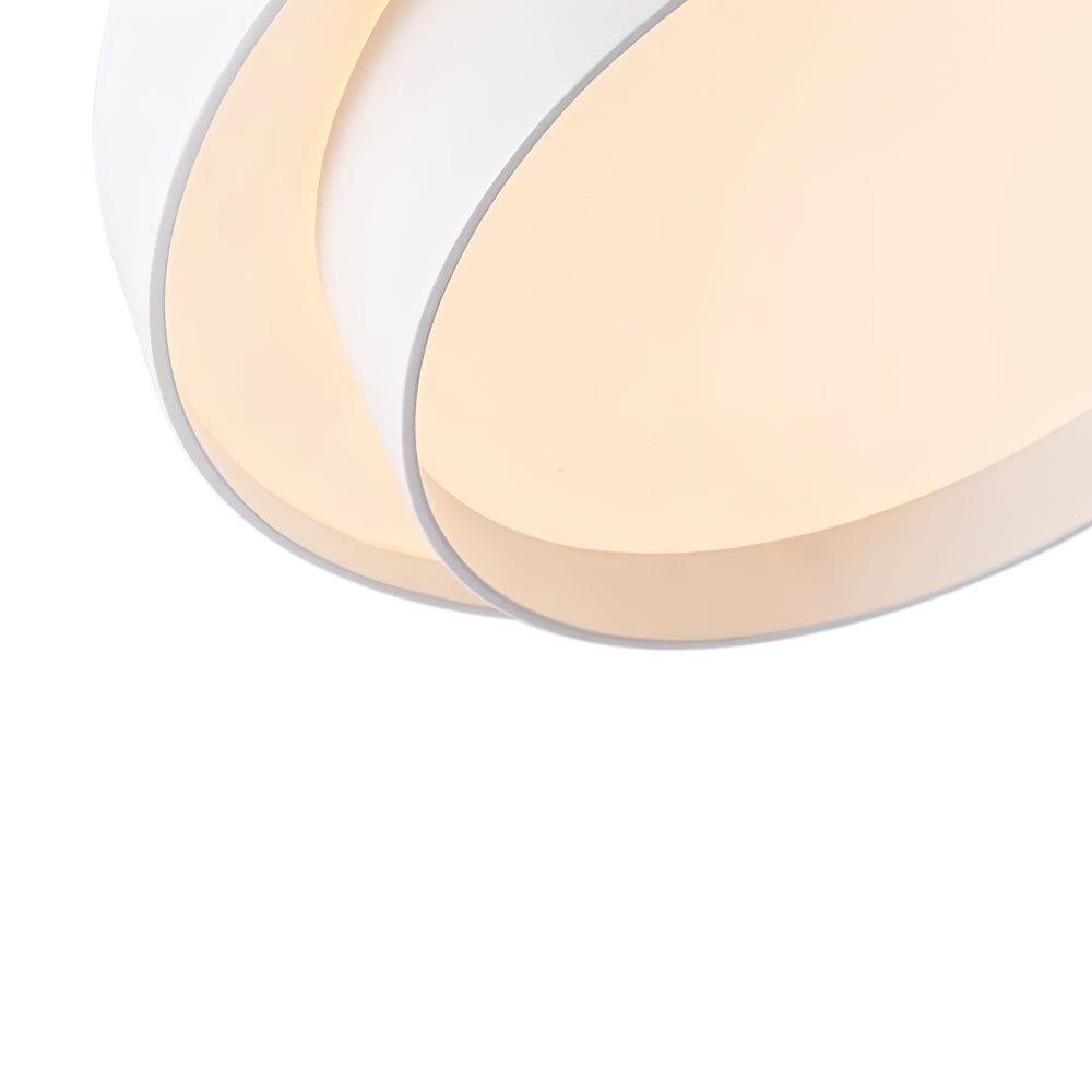 Concentric Ring LED Ceiling Light with Layered Modern Design
