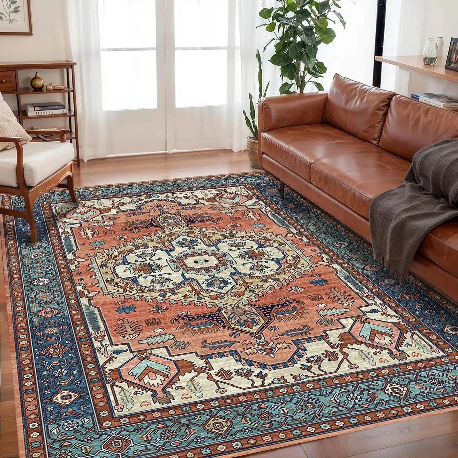 Large Bohemian Area Rug