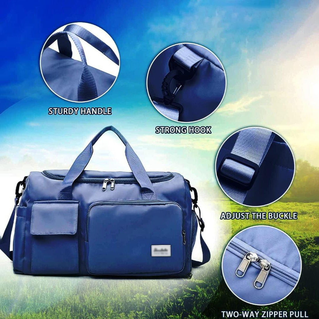 Lightweight Waterproof Multi-Pocket Travel Bag
