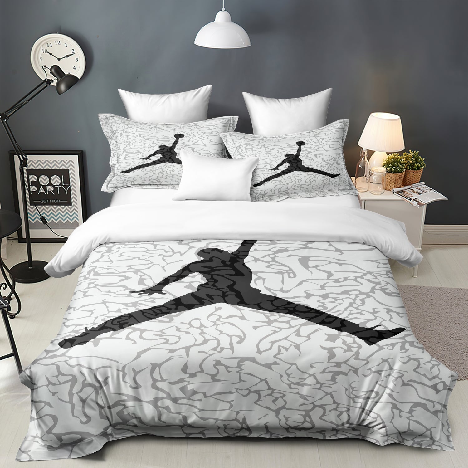 Machine-Washable Plush Duvet Cover