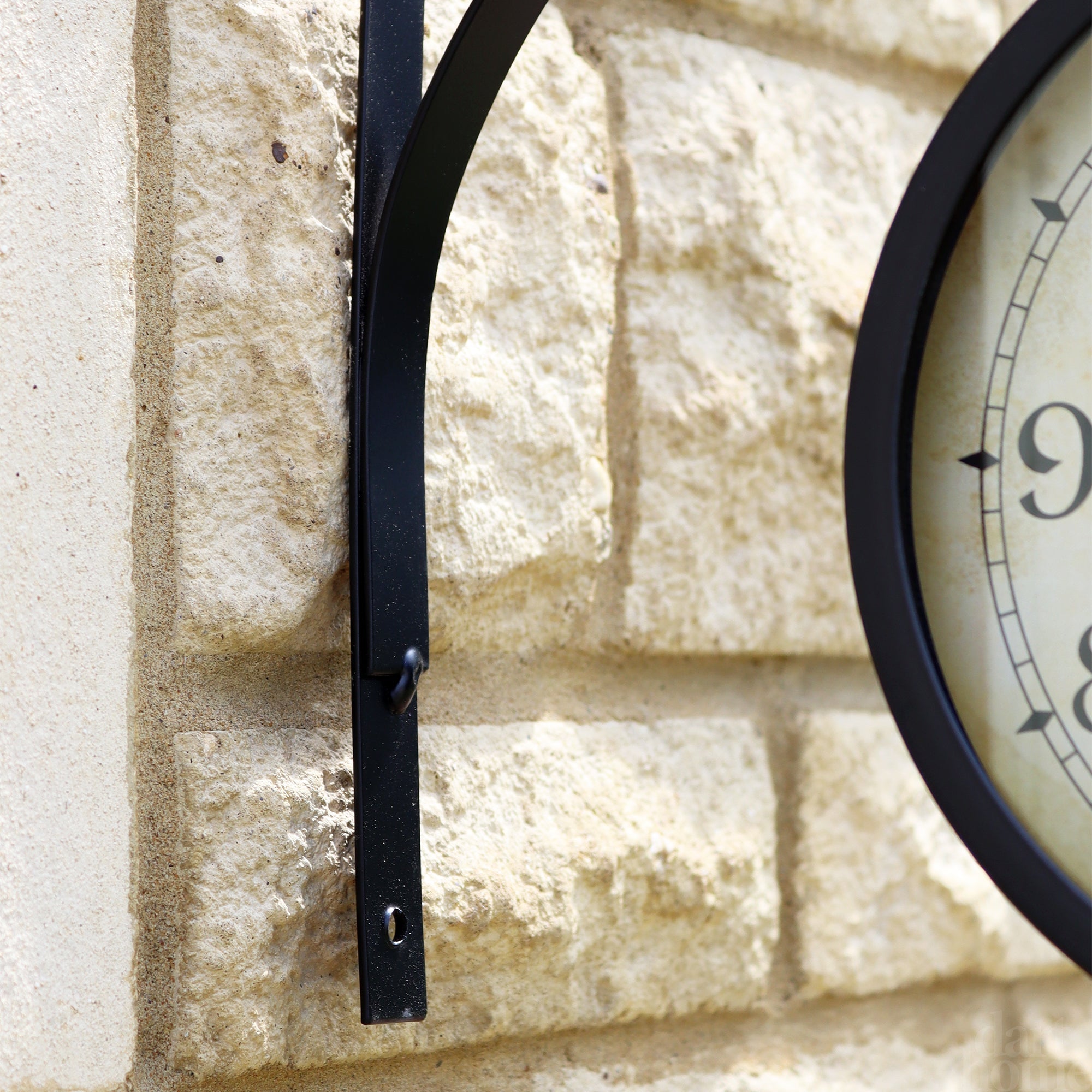 Magnifying Framed Battery-Operated Wall Clock