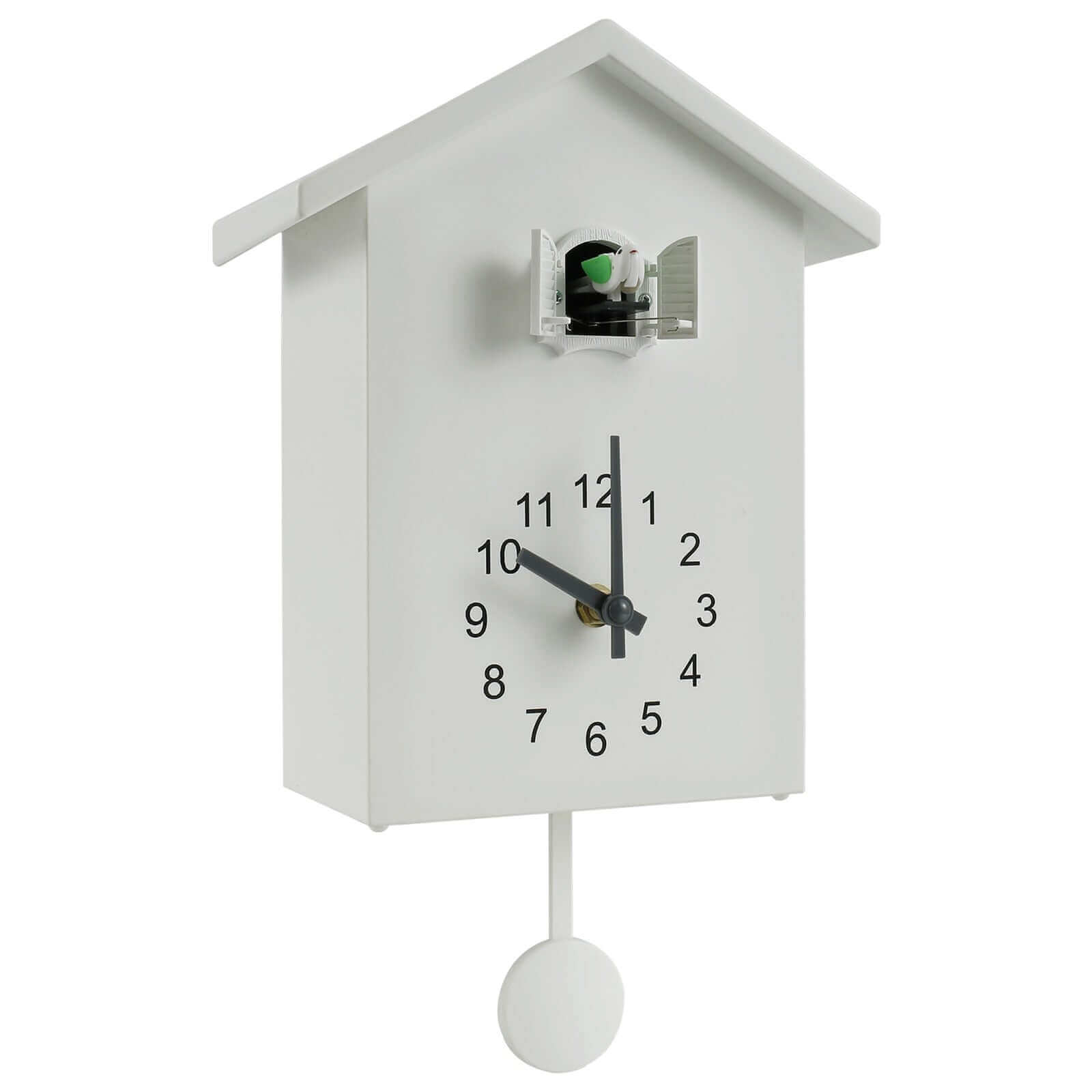 Magnifying Silent-Sweep Quartz-Movement Wall Clock