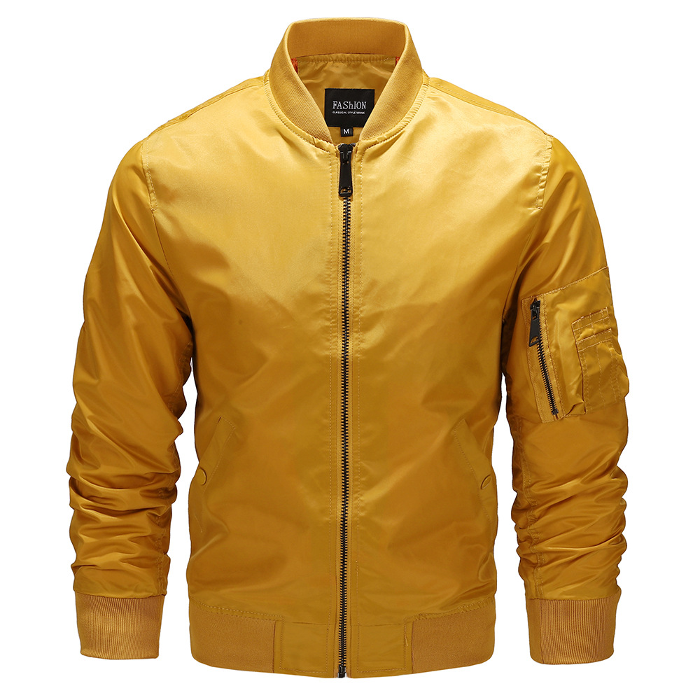 Men’s Bomber Jacket with Quilted Lining
