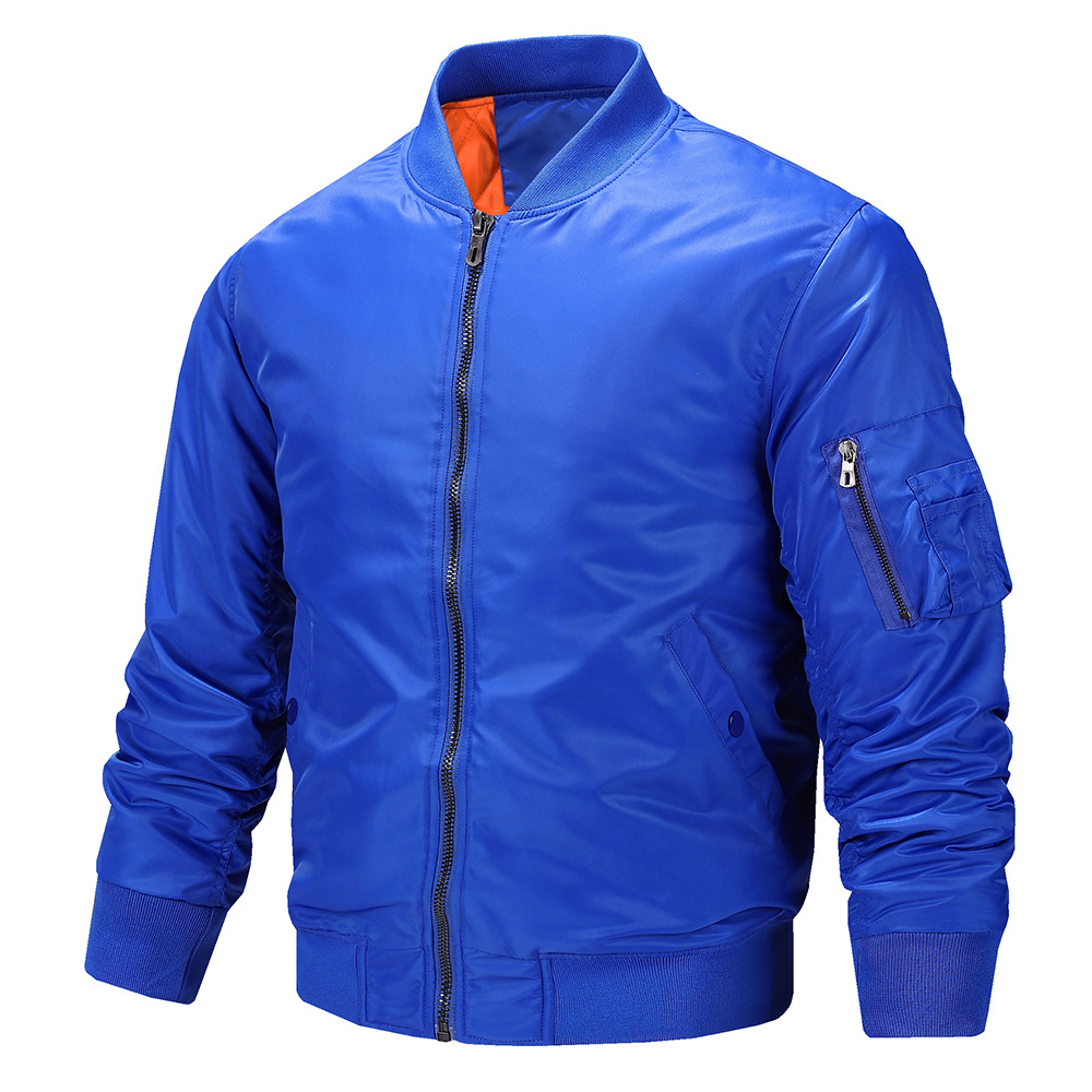 Men’s Bomber Jacket with Quilted Lining