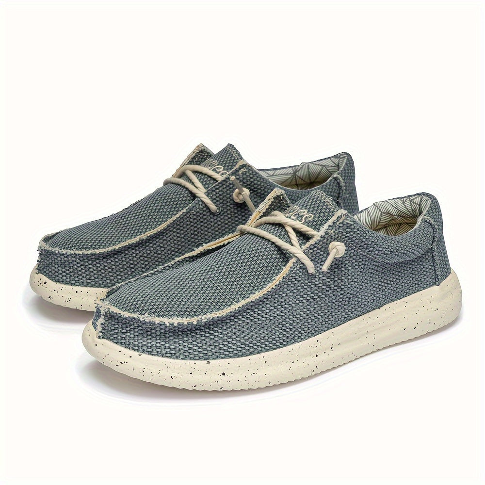 Men’s Canvas Lace-Up Shoes