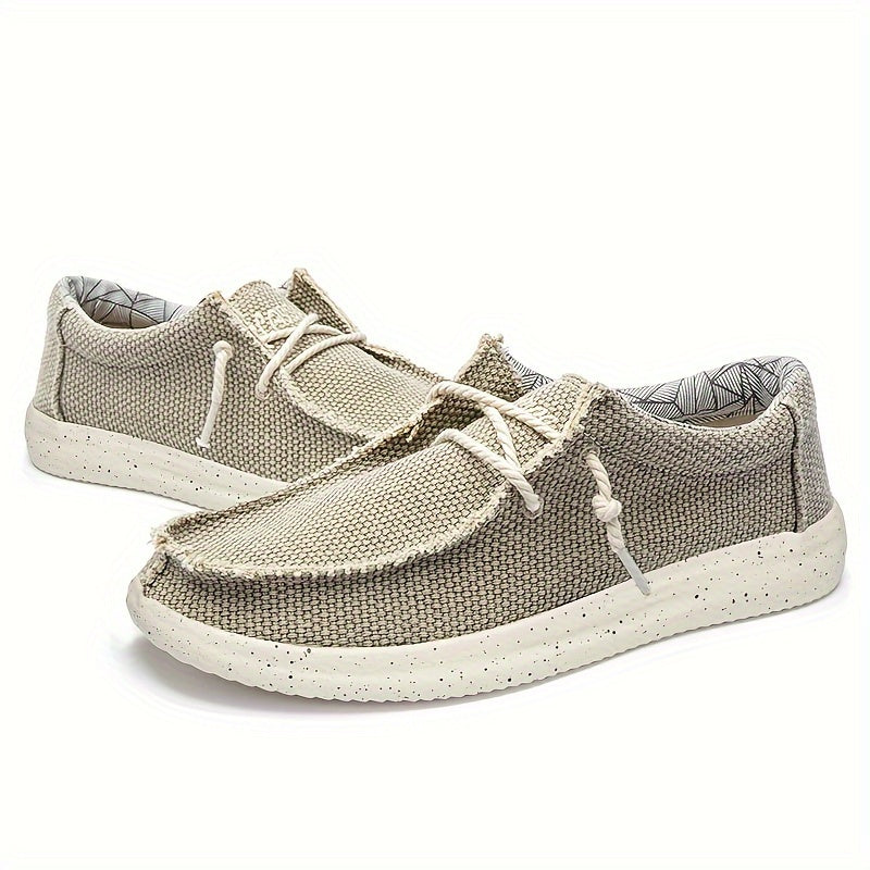Men’s Canvas Lace-Up Shoes