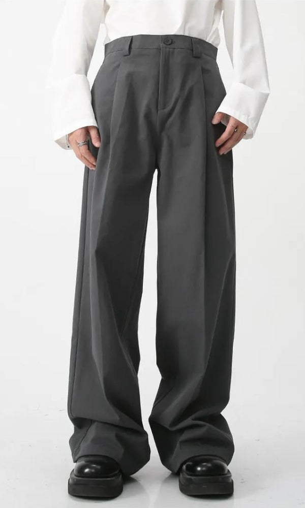 Men’s High-Waisted Baggy Pants