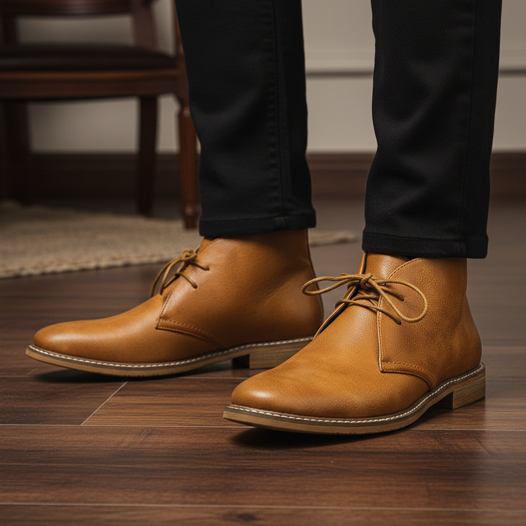 Men’s Lace-Up Ankle Boots