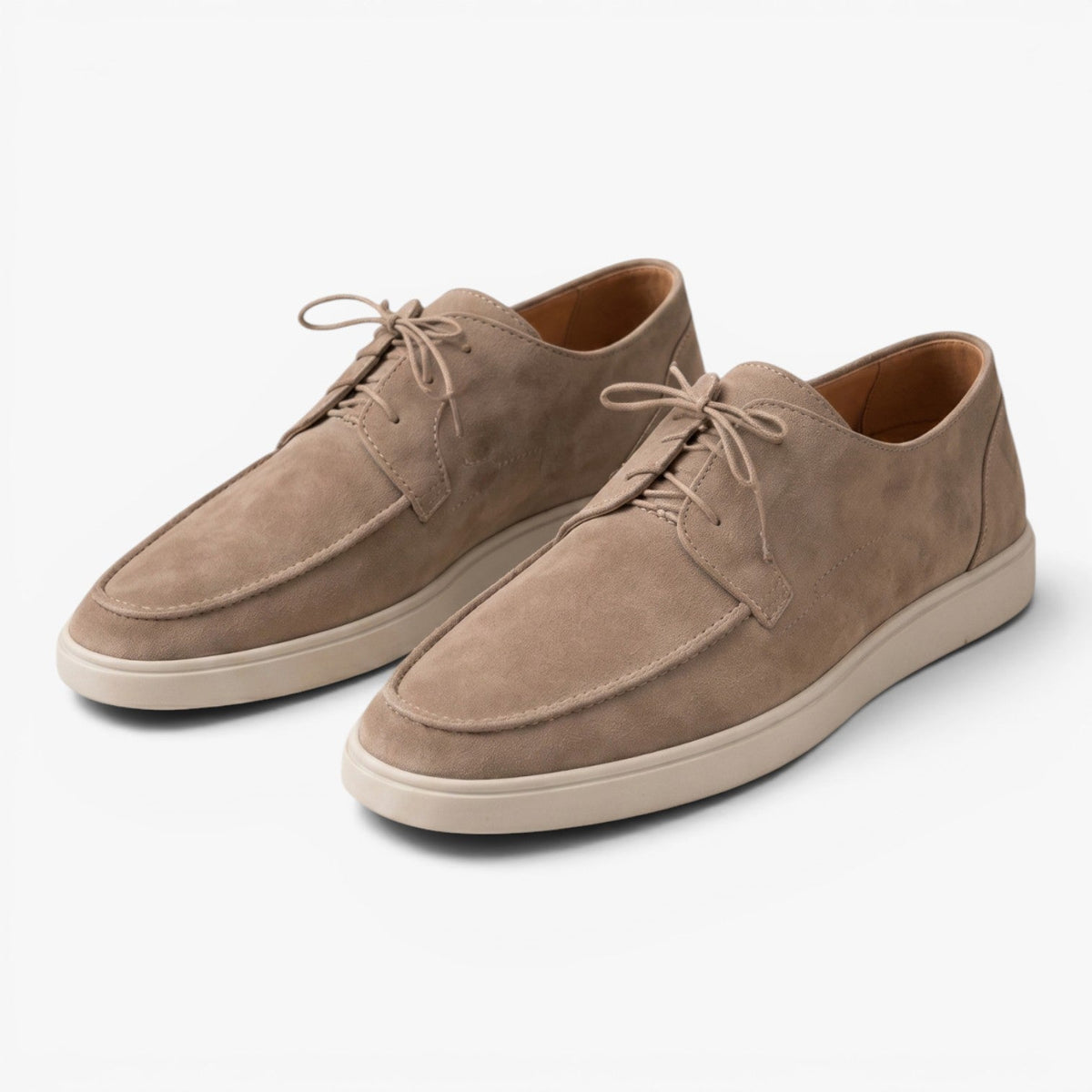 Men’s Moc Toe Lace-Up Shoes