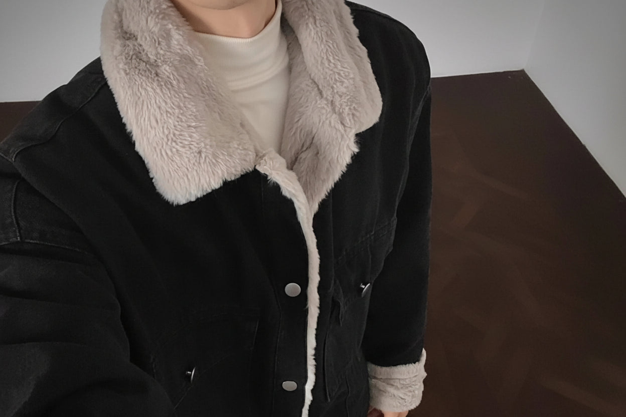 Men’s Sherpa Denim Jacket