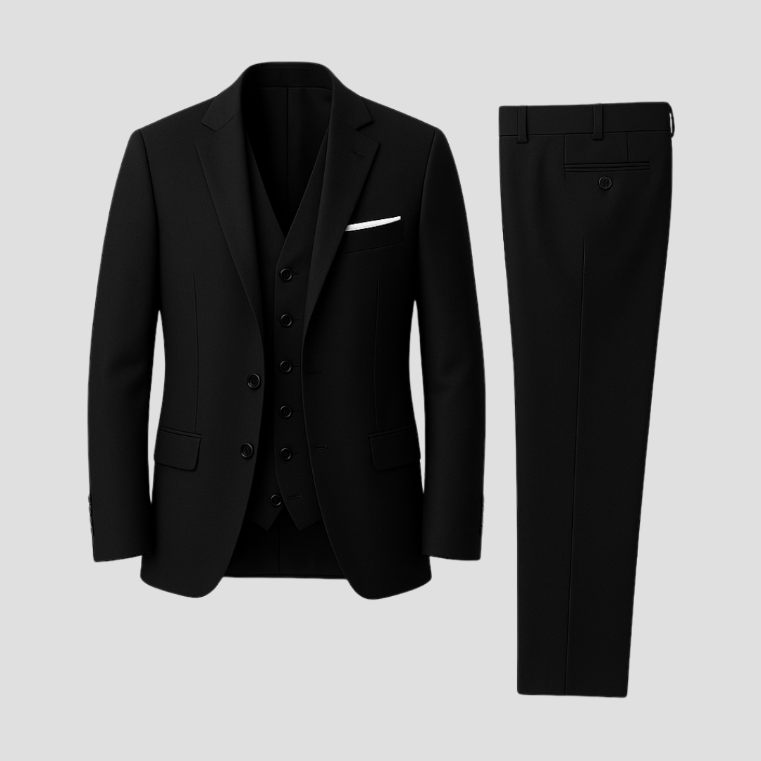 Men’s Slim-Fit Three-Piece Suit
