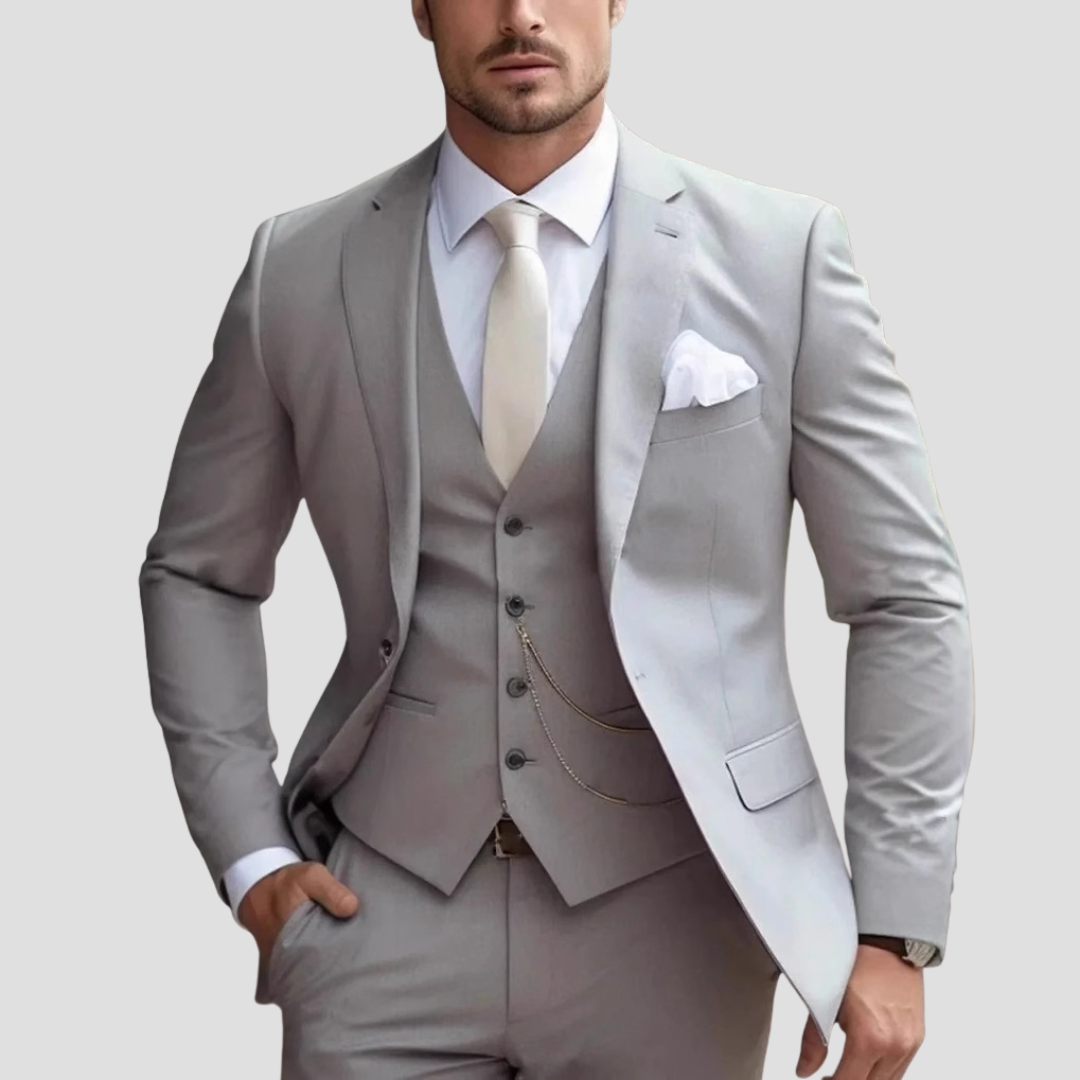 Men’s Slim-Fit Three-Piece Suit