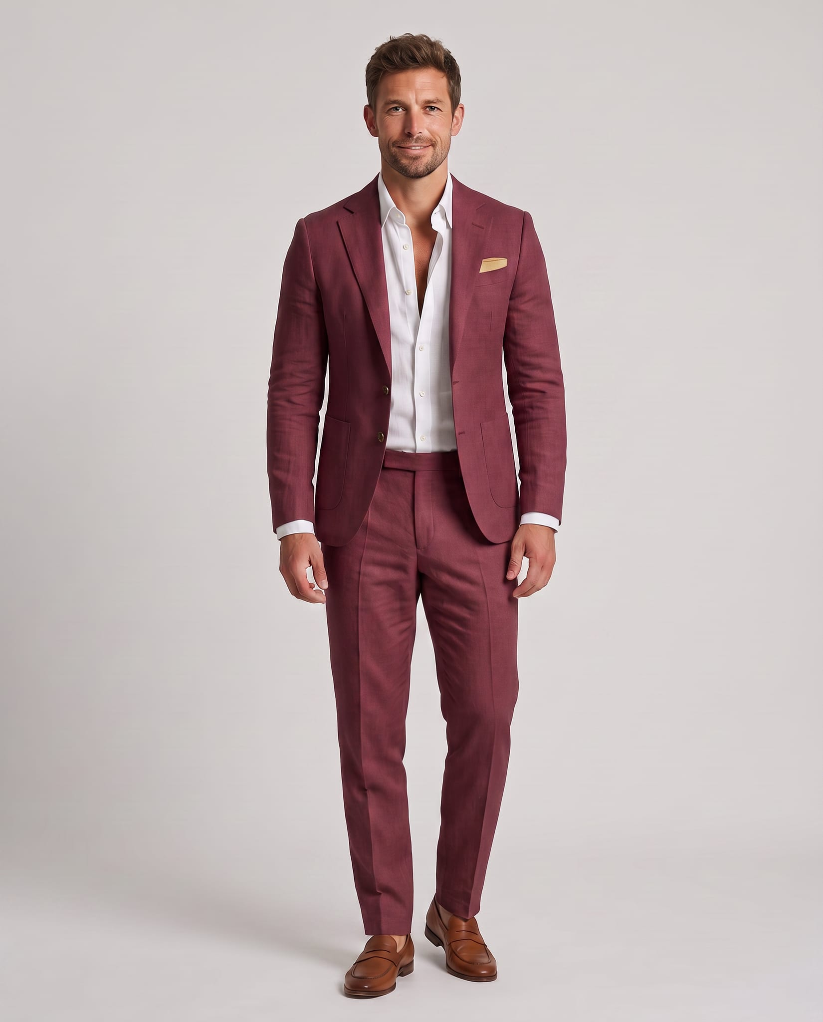 Men’s Linen Suit