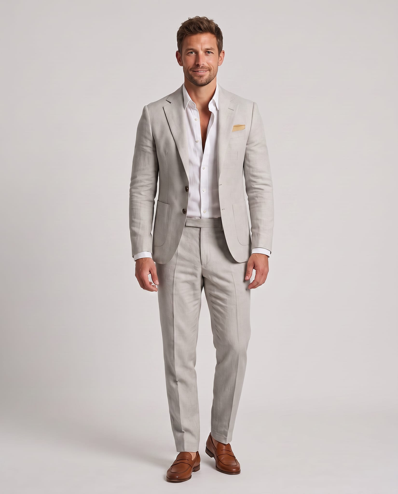 Men’s Linen Suit