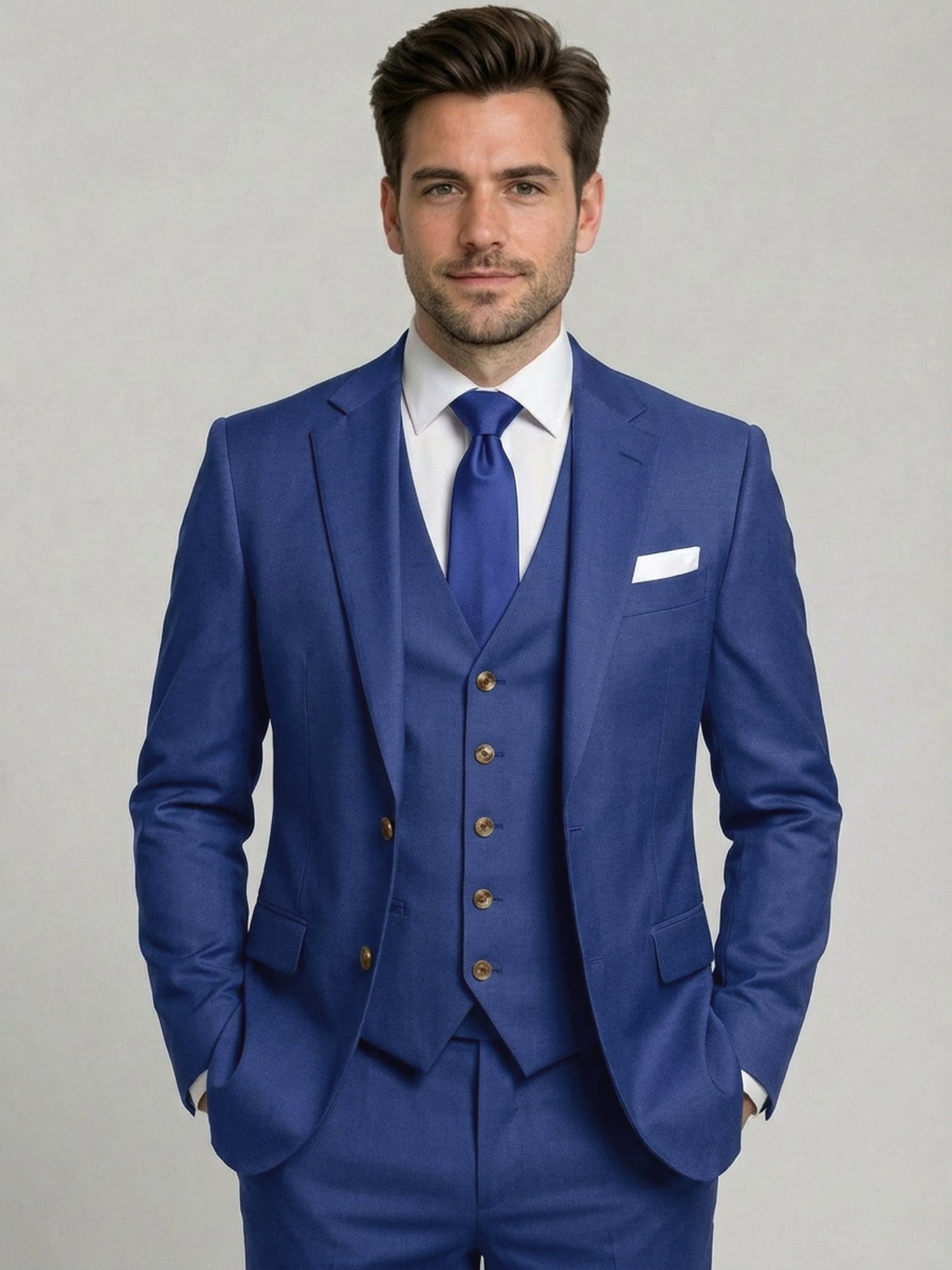 Men’s Tailored Three-Piece Suit