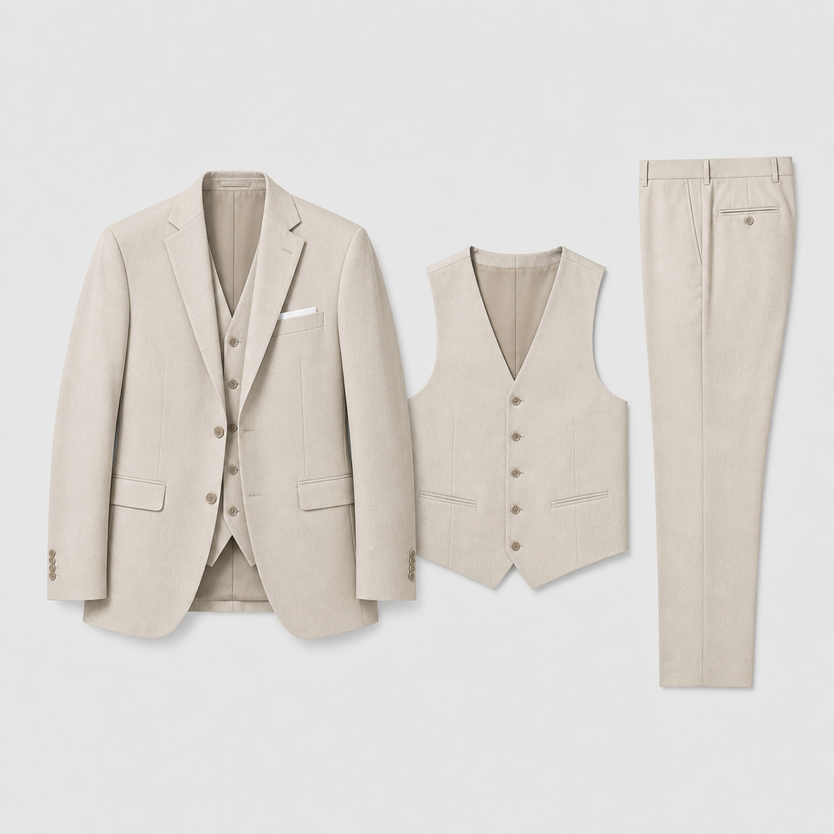 Men’s Three-Piece Slim-Fit Suit