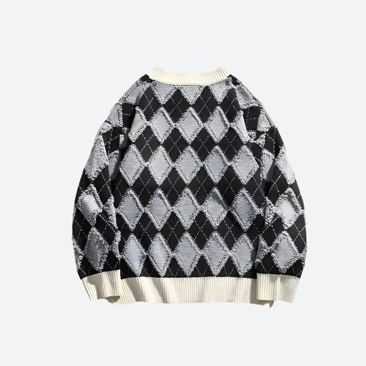 Men's Vintage Argyle Sweater
