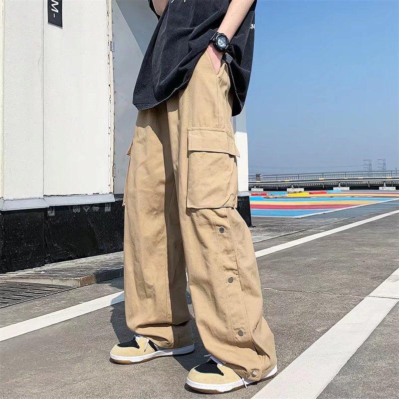 Men’s Wide-Leg Cargo Pants