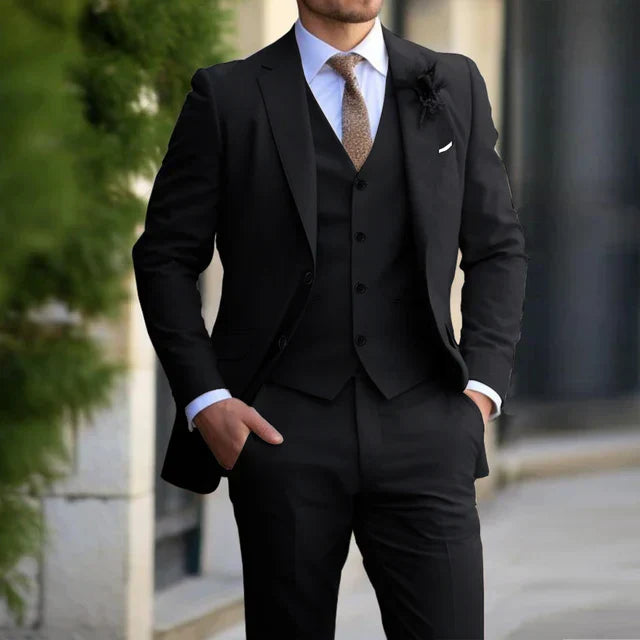 Men’s Formal 3-Piece Wedding Guest Suit