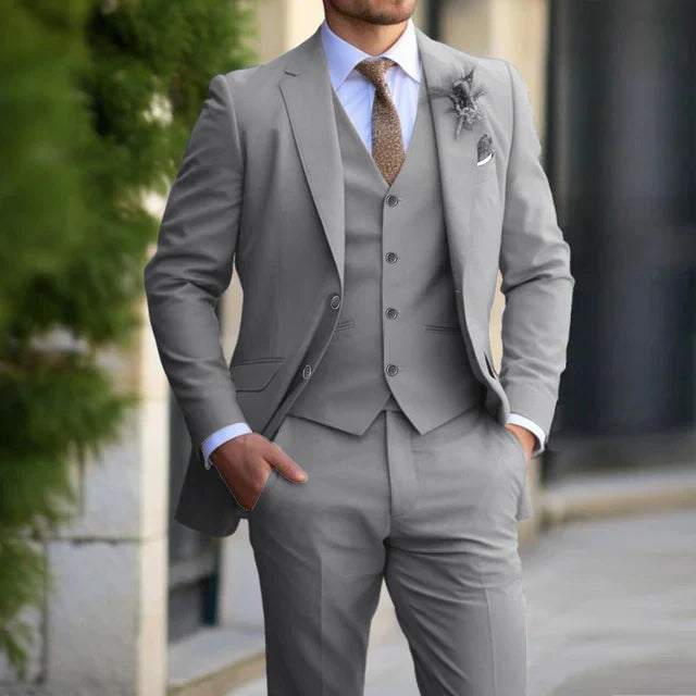 Men’s Formal 3-Piece Wedding Guest Suit