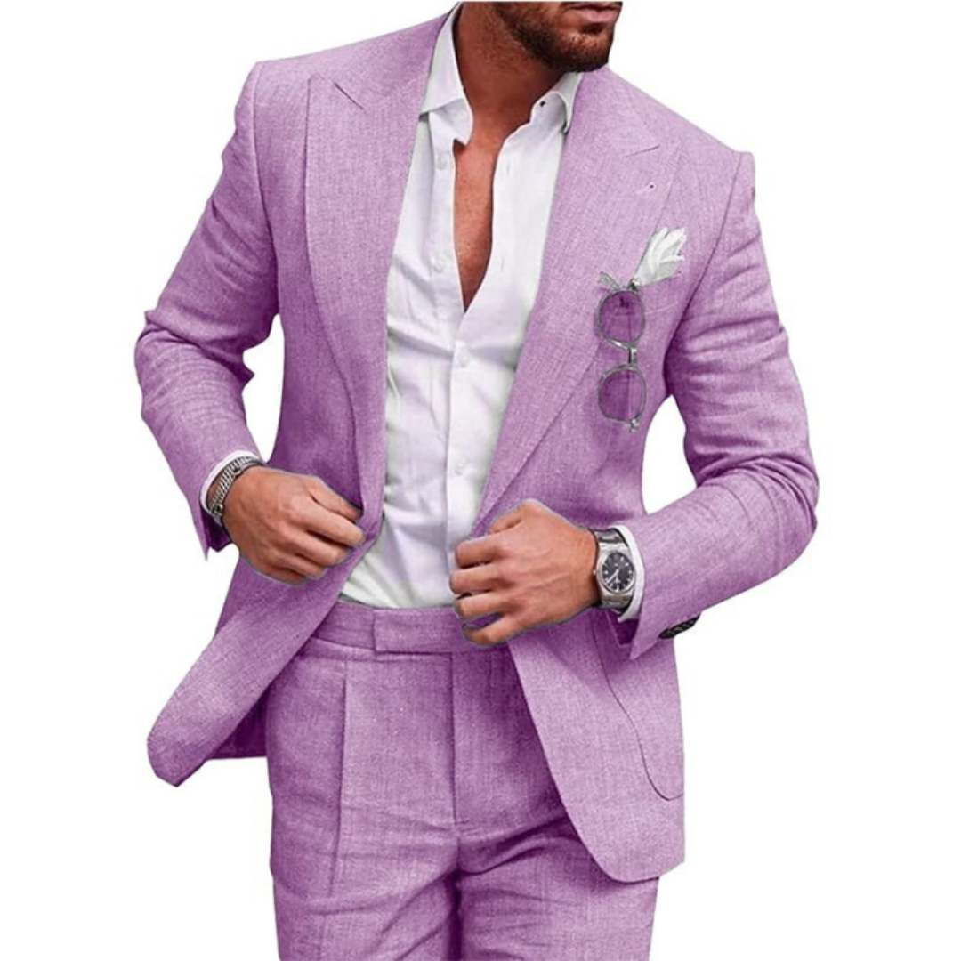 Men’s Three-Piece Wedding Guest Suit