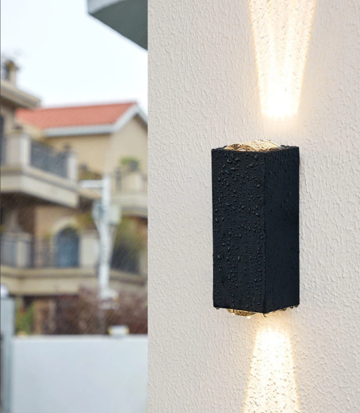 Minimalist LED Outdoor Wall Lamp for Garden, Terrace, and Facade Lighting