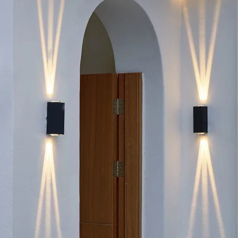 Minimalist LED Outdoor Wall Lamp for Garden, Terrace, and Facade Lighting