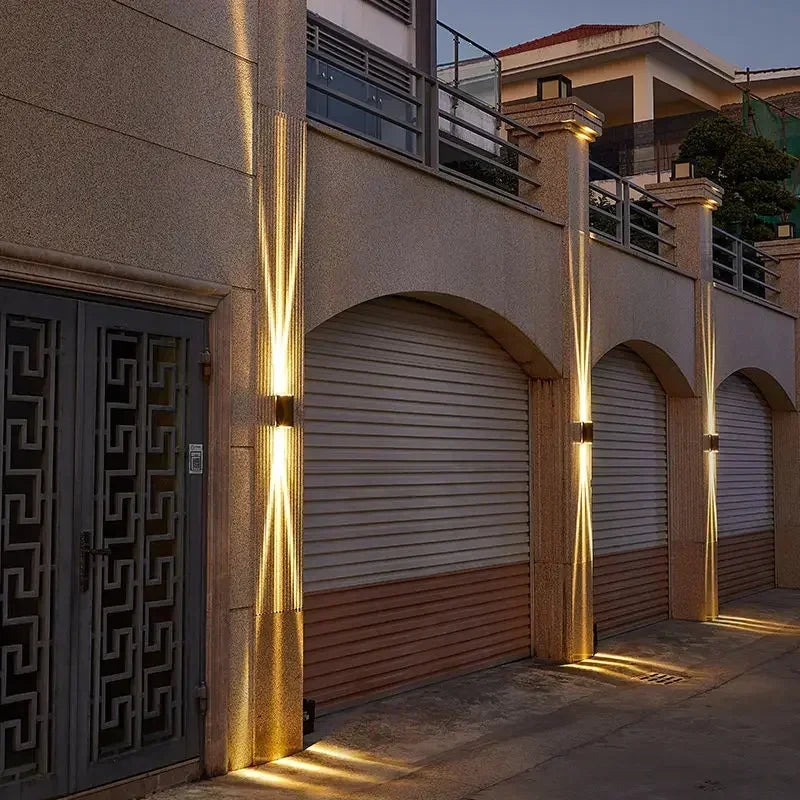 Minimalist LED Outdoor Wall Lamp for Garden, Terrace, and Facade Lighting