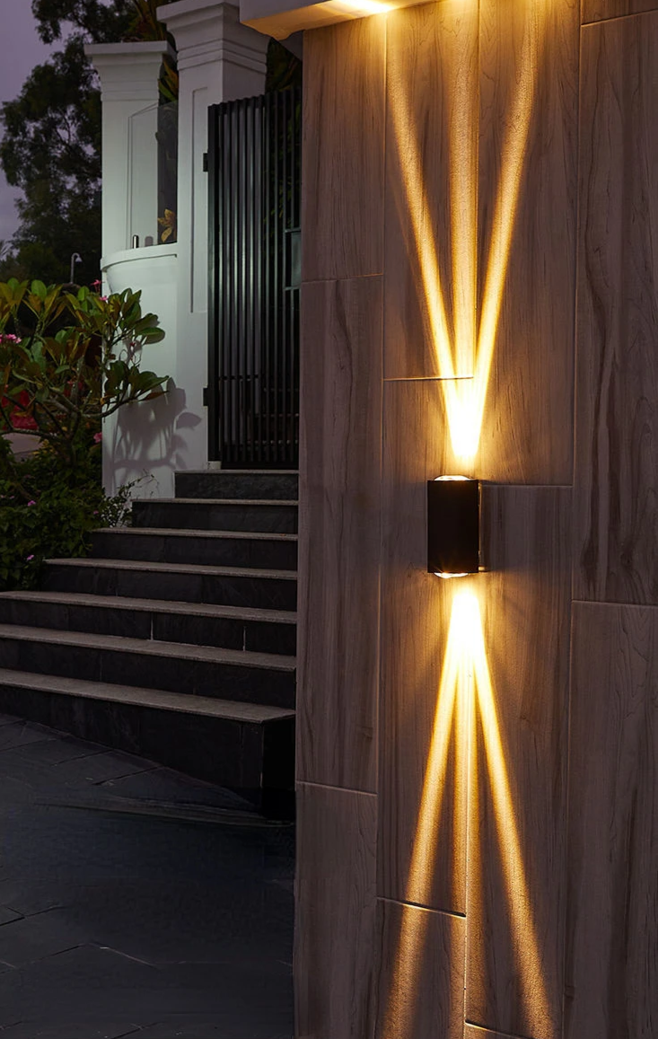 Minimalist LED Outdoor Wall Lamp for Garden, Terrace, and Facade Lighting