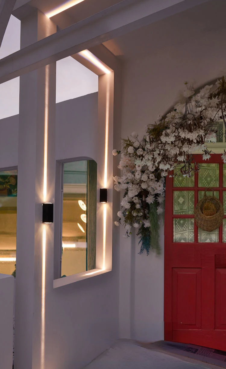 Minimalist LED Outdoor Wall Lamp for Garden, Terrace, and Facade Lighting