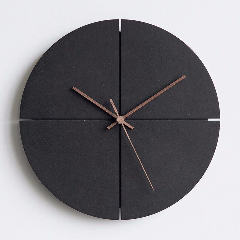 Minimalist Wall Clock 28 cm - Modern Round and Square Kitchen Clocks for Home Decor