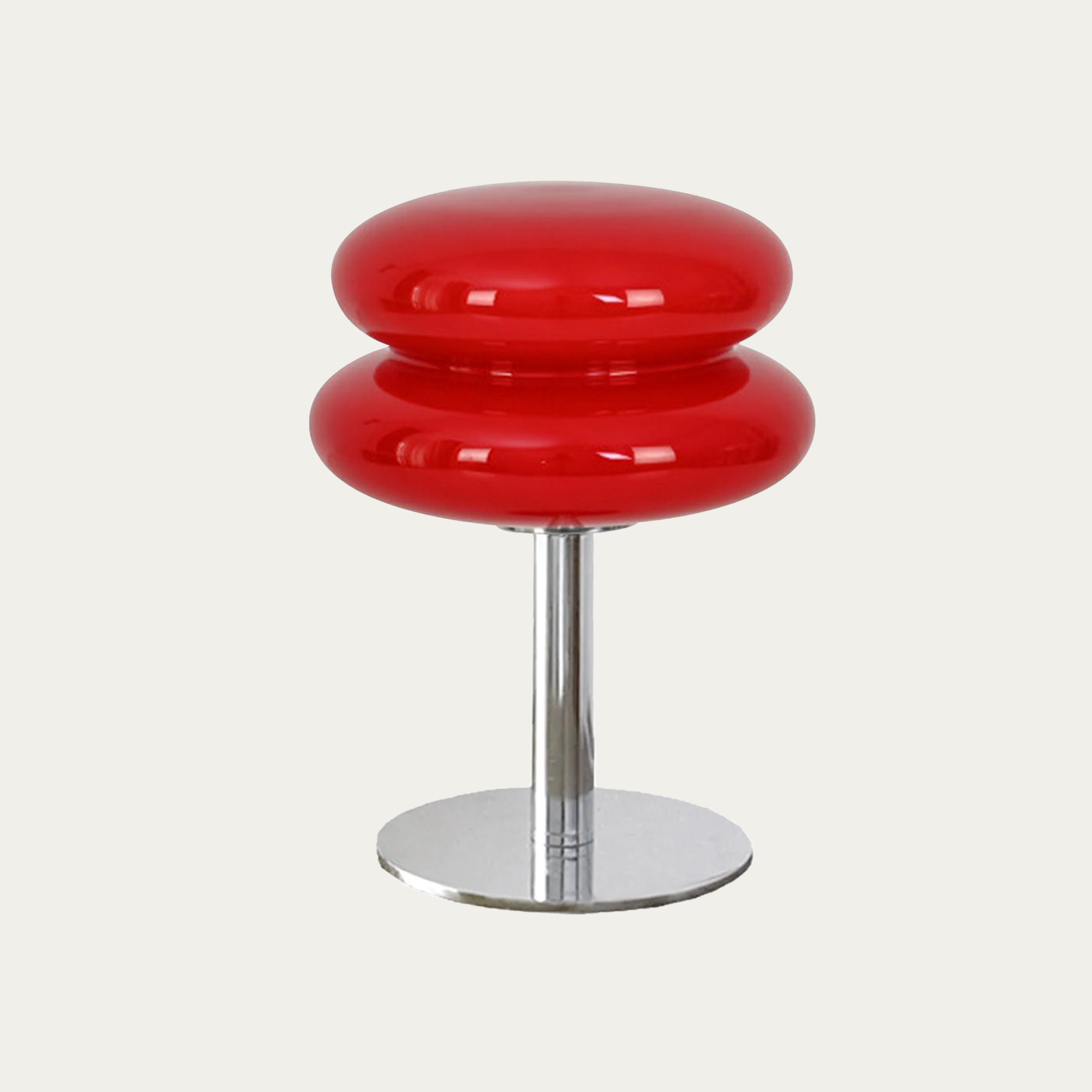 Minimalist Glass Table Lamp with White Glass Shade