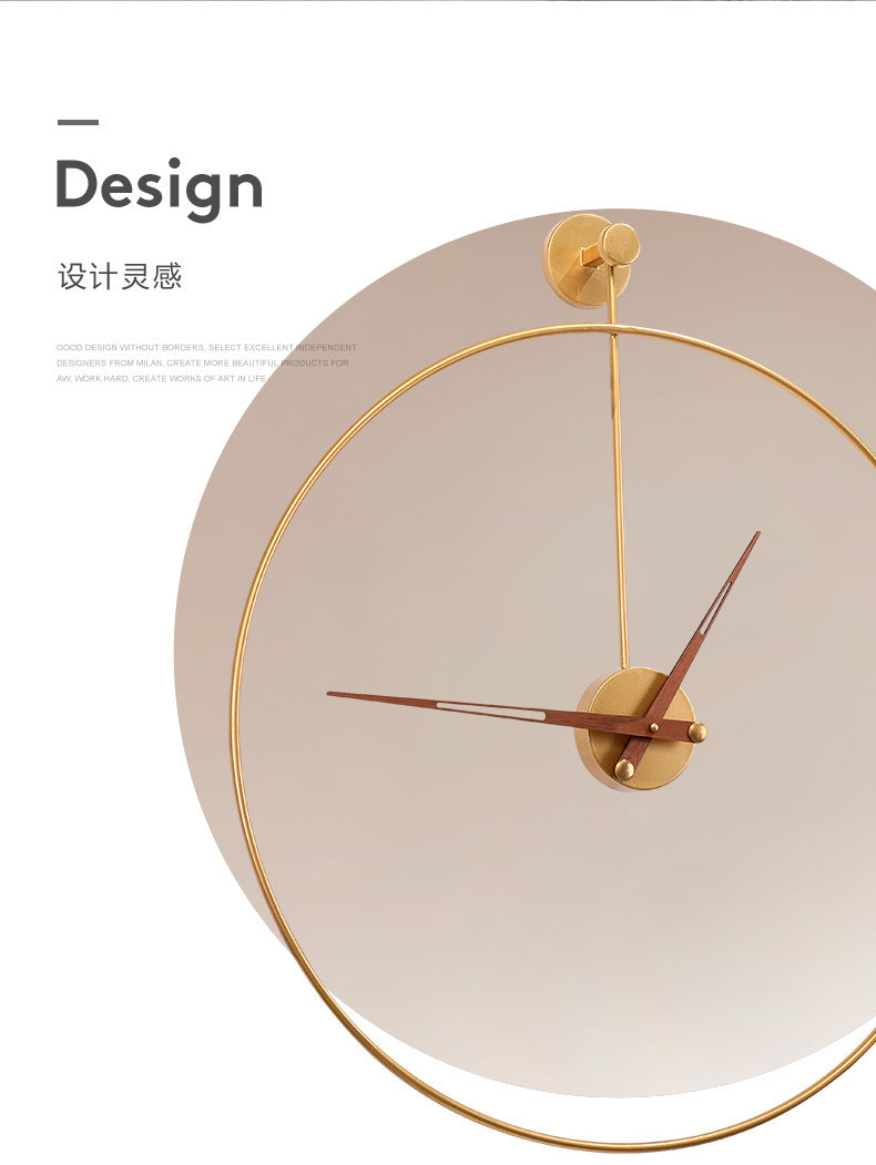 Modern 16-Inch Wall Clock – Minimalist Silent Decor for Contemporary Interiors