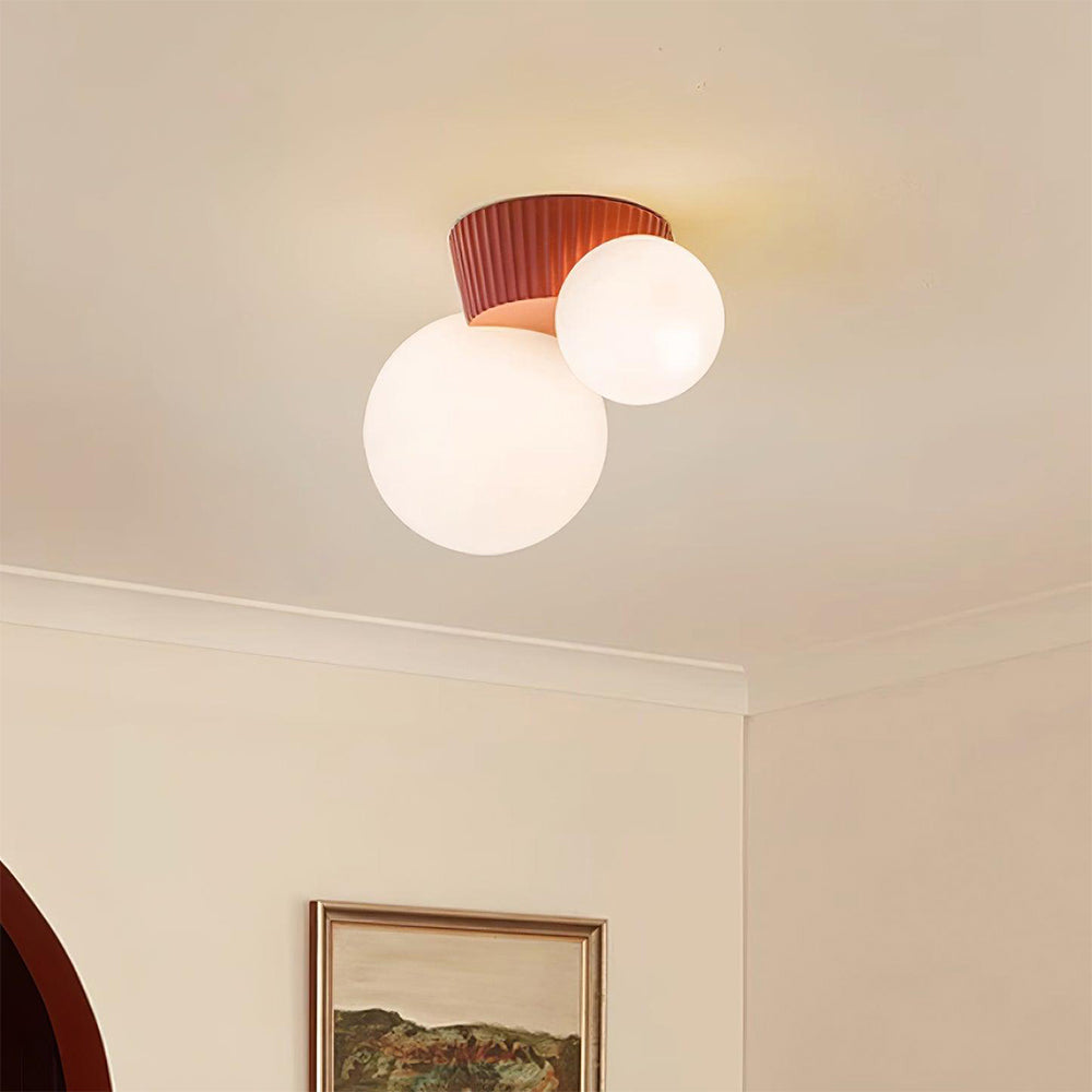 Modern Ceiling Lamp with Dual Light Bulbs for Cozy Home Interiors