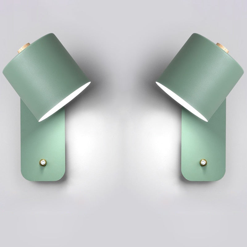 Modern LED Wall Lamp for Indoor Home Decor – Stylish Wall Sconce with Integrated Switch and Metal Construction
