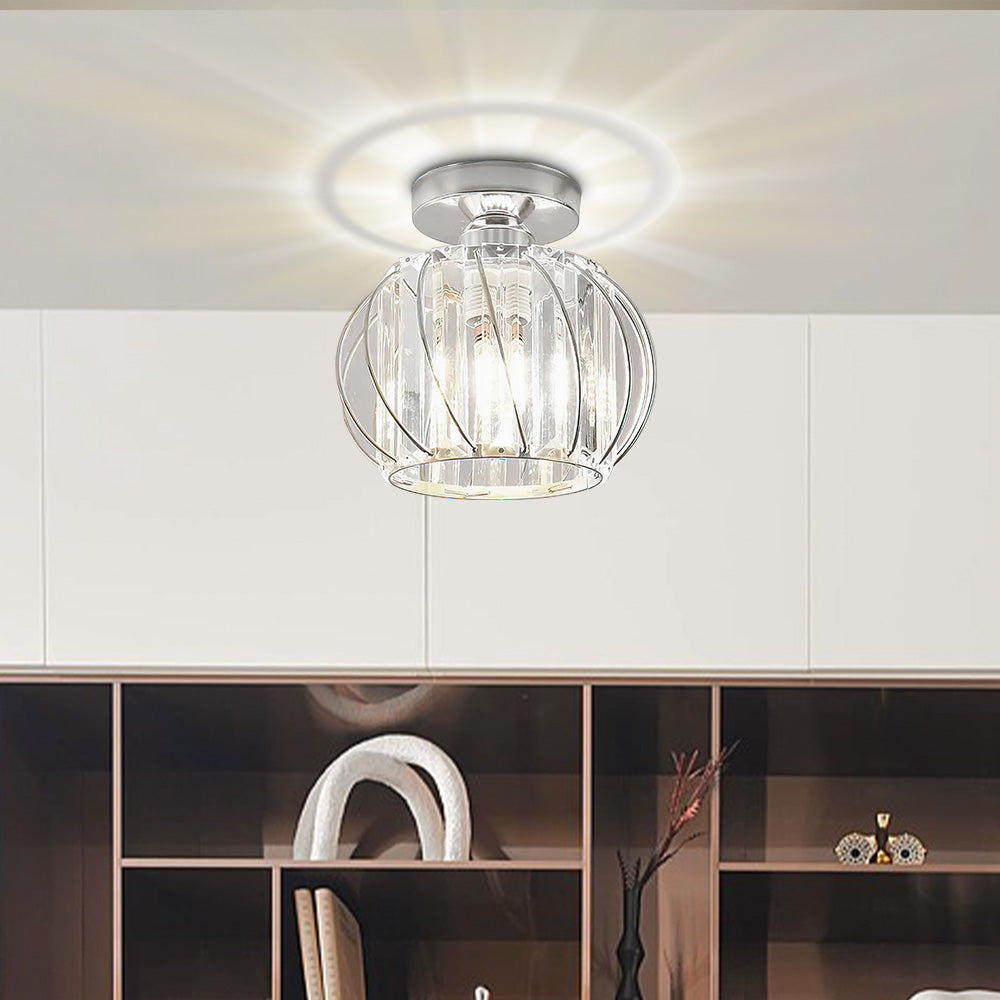 Modern Open-Frame Ceiling Lamp Flush Mount Light Fixture