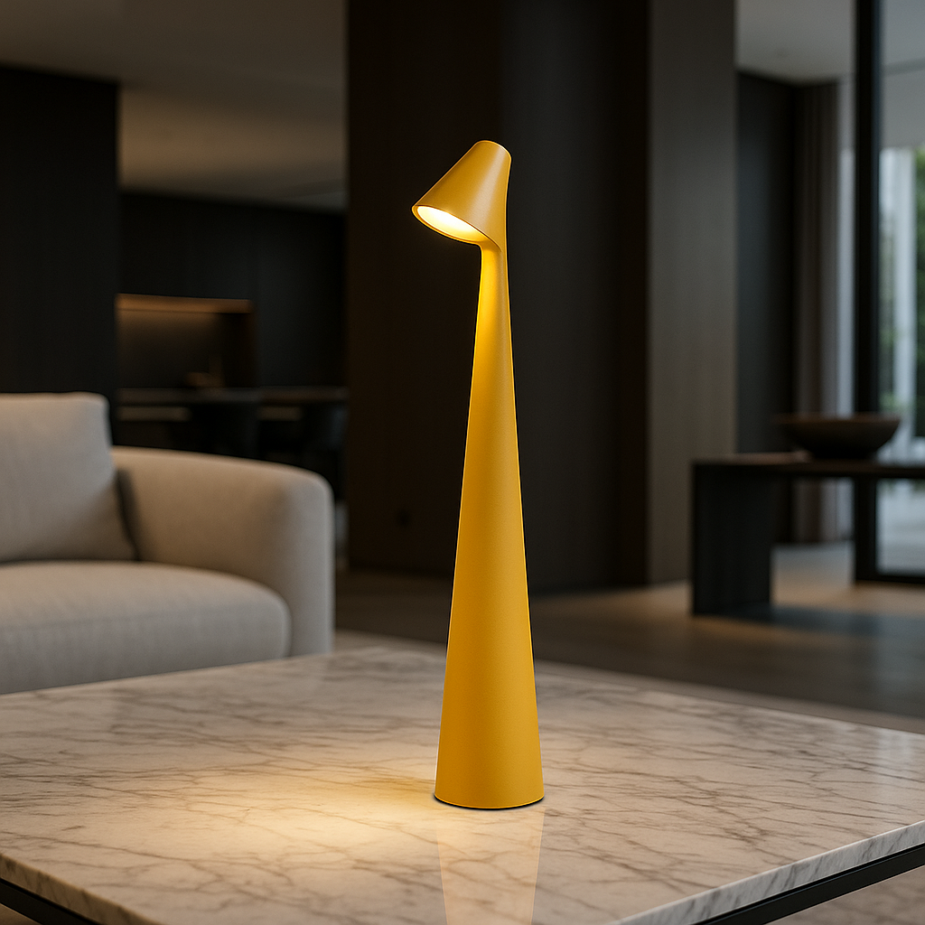 Modern Rechargeable Table Lamp – Cordless LED Indoor and Outdoor Lighting with 20 Hours Battery Life