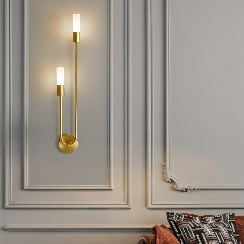 Modern Wall Lamp with Adjustable Color Temperatures – Energy-Efficient LED Wall Sconce Lighting for Indoor Use