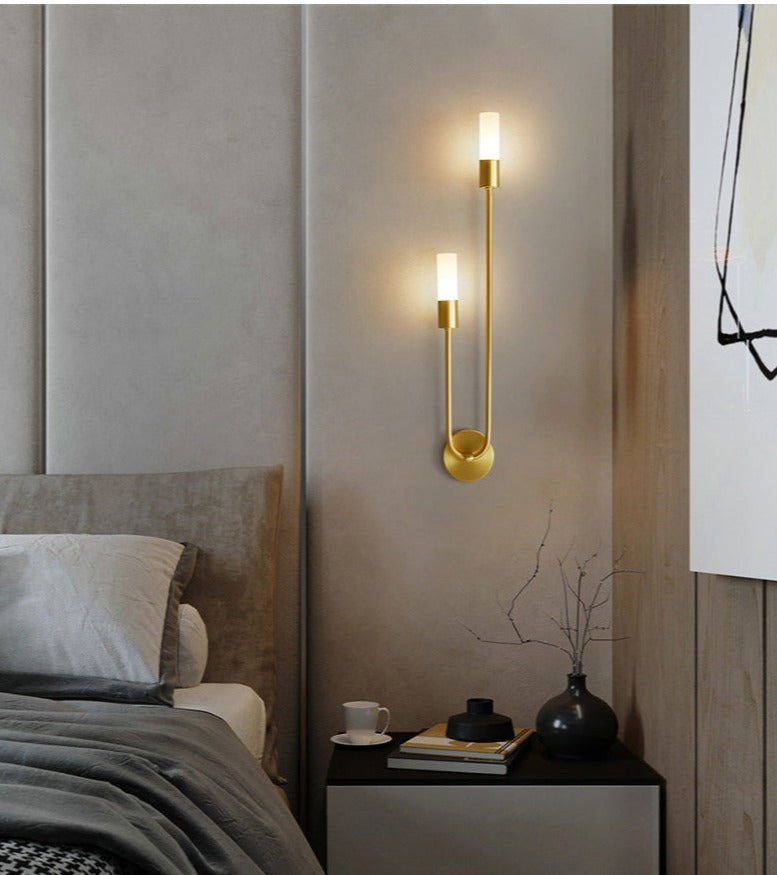 Modern Wall Lamp with Adjustable Color Temperatures – Energy-Efficient LED Wall Sconce Lighting for Indoor Use
