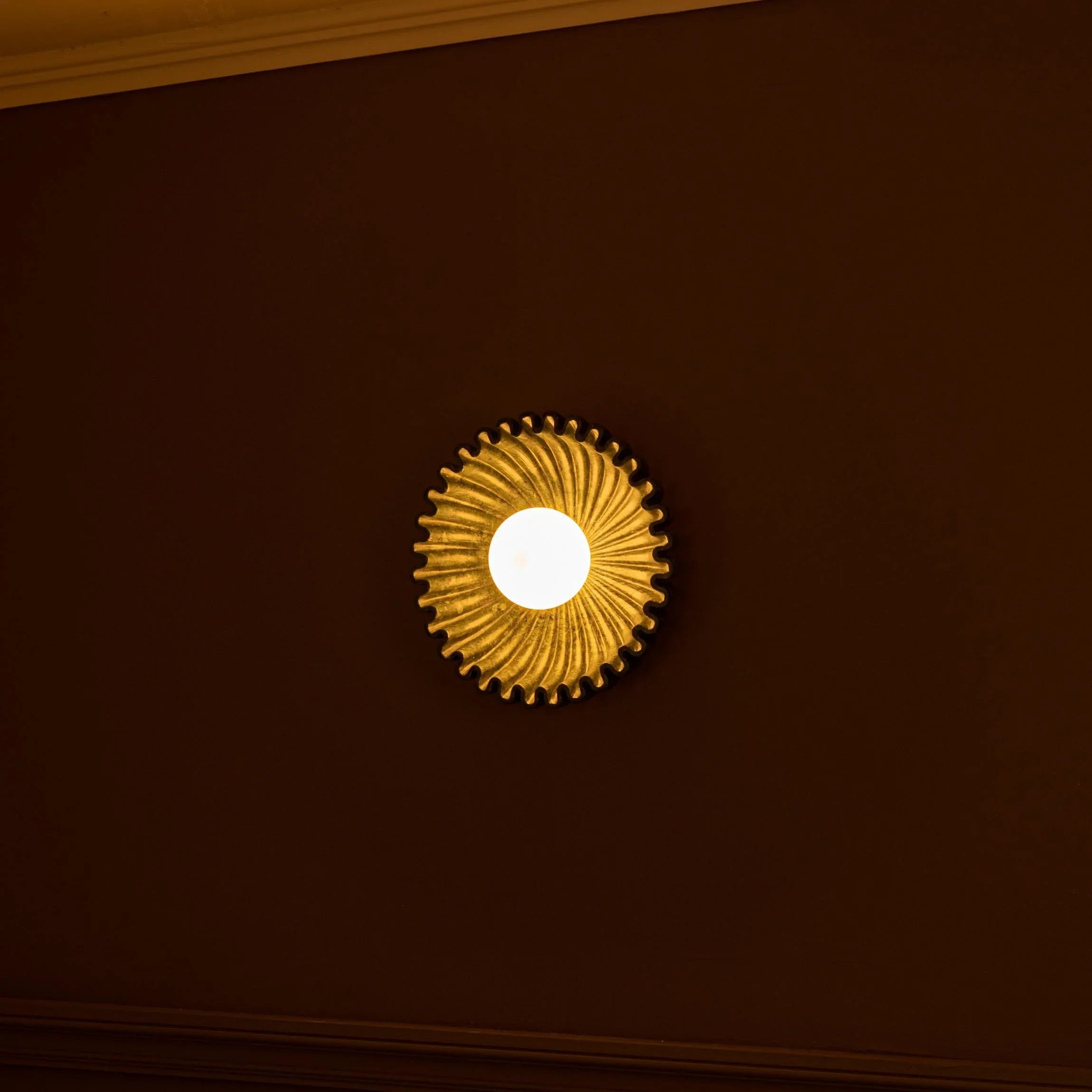 Modern Ceramic Flower Wall Light with Warm LED Glow
