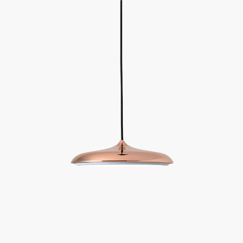Modern LED Pendant Light – Ultra-Thin Disc Shade Ceiling Lamp for Living Room or Dining Room