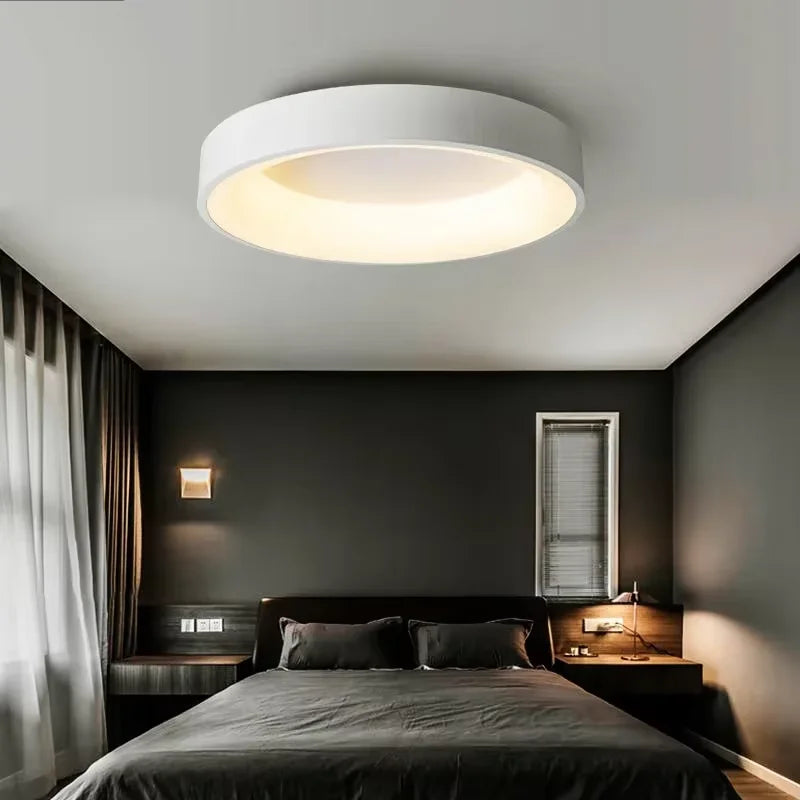 Modern Round LED Ceiling Light with Minimalist Design