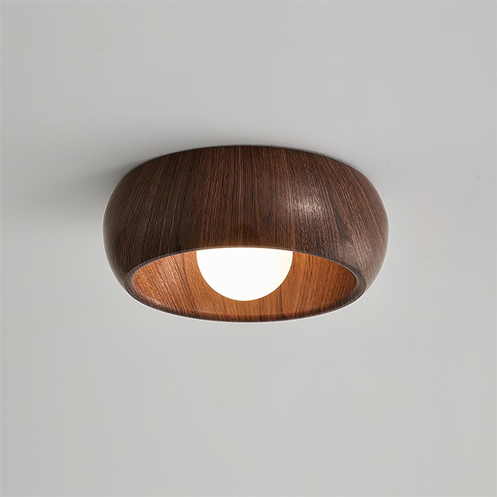 Modern Wooden LED Ceiling Light