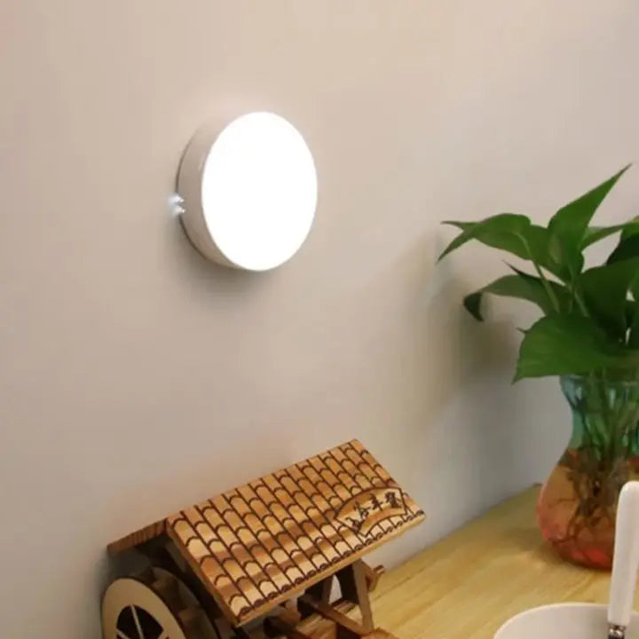 Rechargeable Motion Sensor LED Night Light with PIR Detection and USB Charging