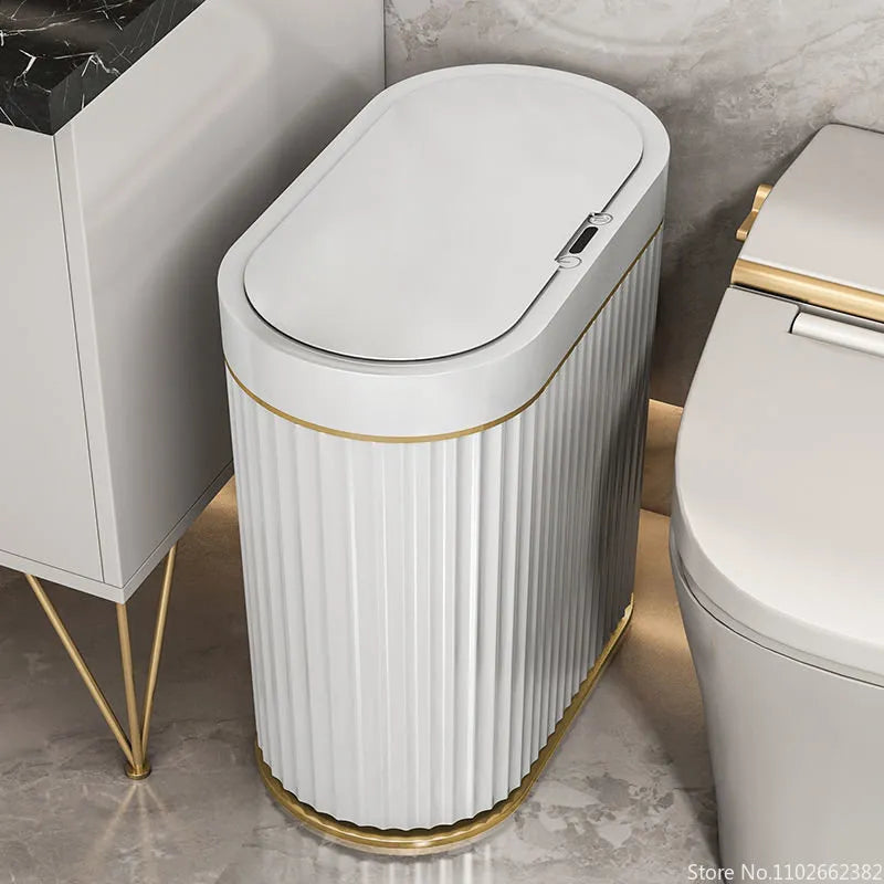 Touchless Ribbed Sensor Waste Bin