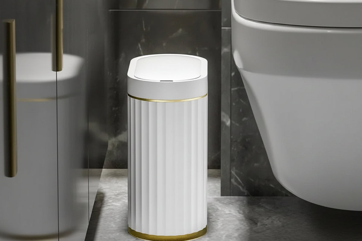 Touchless Ribbed Sensor Waste Bin