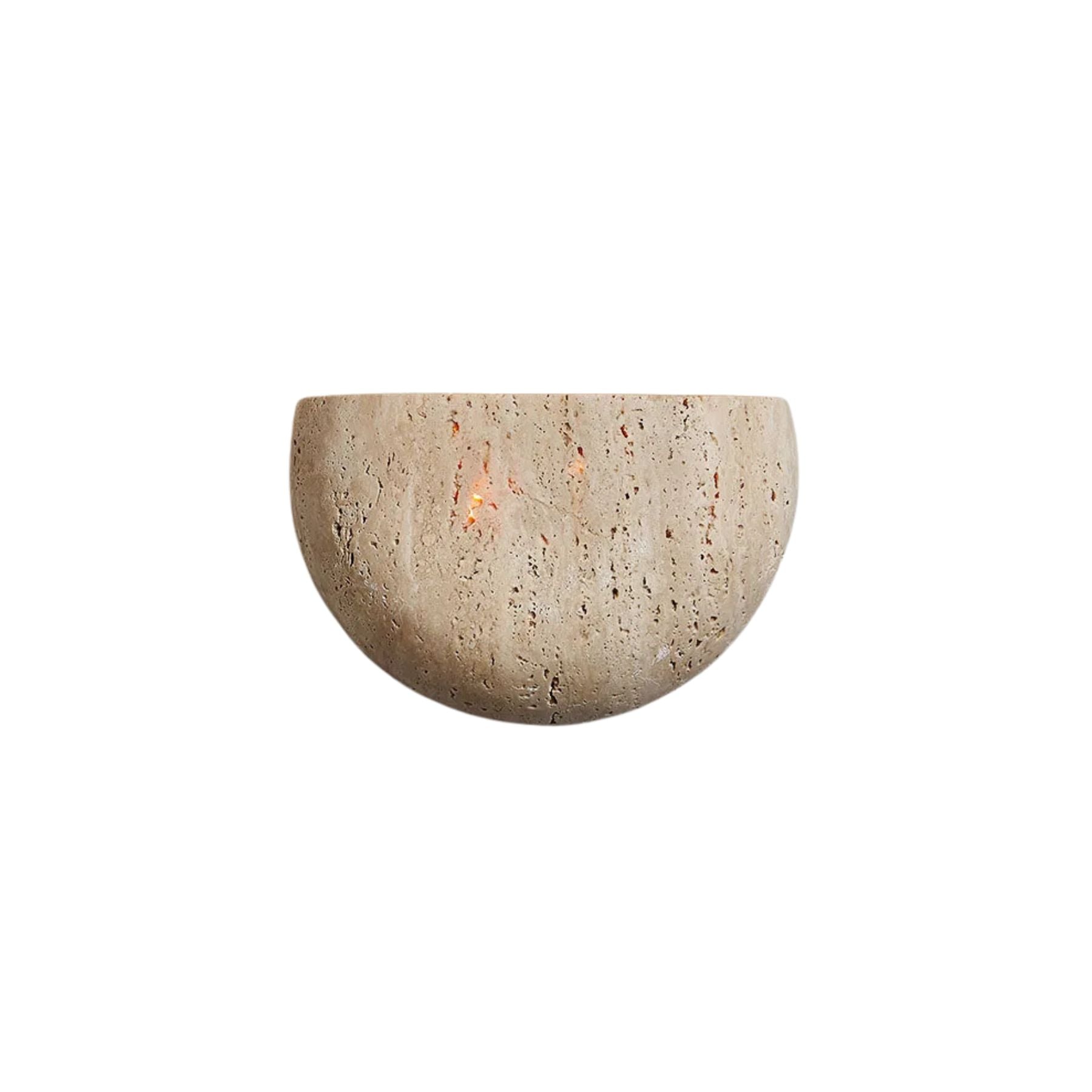 Natural Stone Wall Lamp for Subtle Ambient Home Decor Lighting